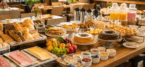 Hotel JP - Café da manhã